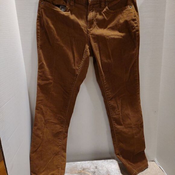 Vintage Mid Rise Lands End Corduroy Pants Short Ankle. W1 - Picture 5 of 5